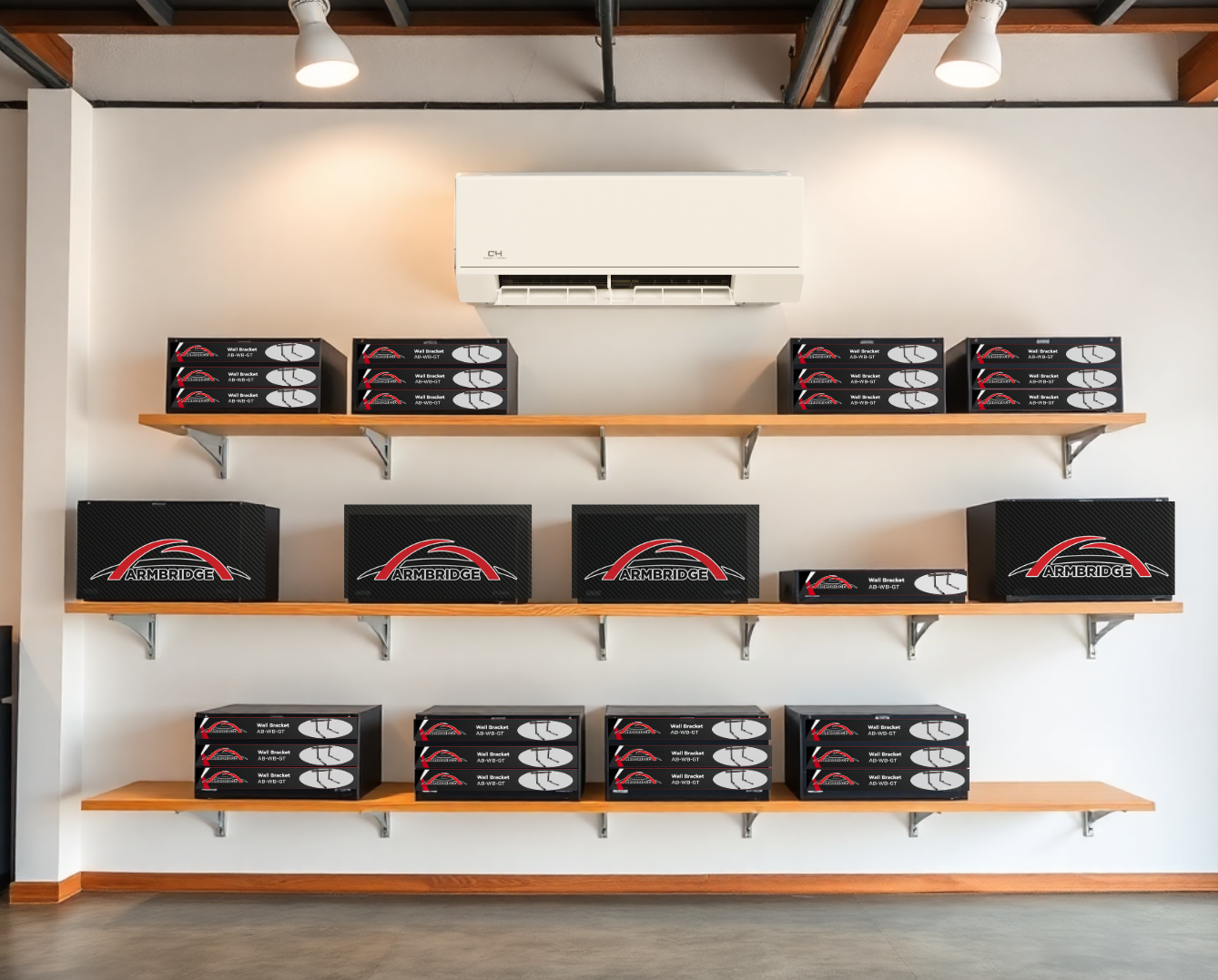 Shelves with boxes labeled 'Speed' in a store setting