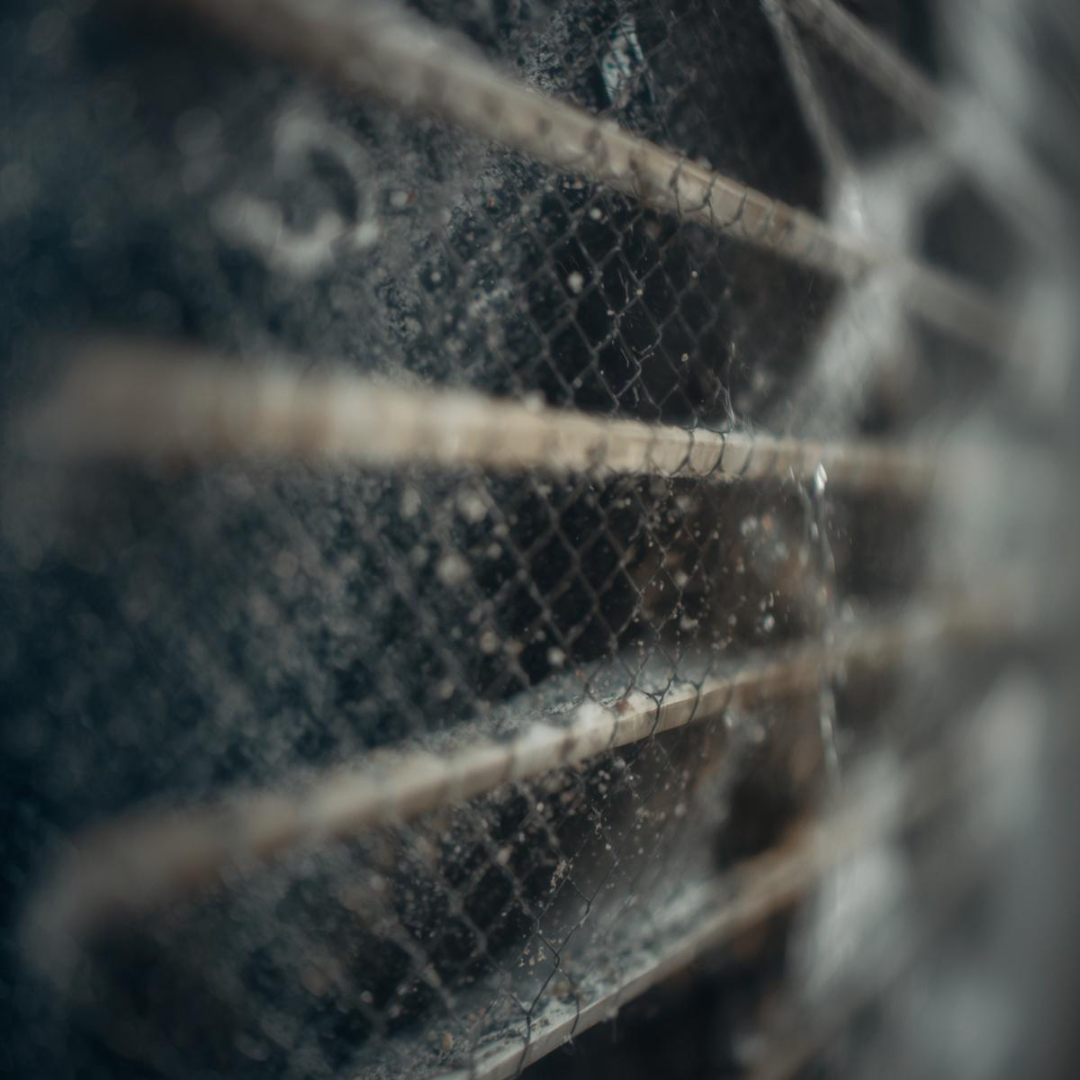 air-condition filter inside workshop