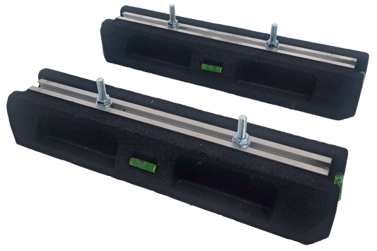 Heavy-duty adjustable ground mounting set 