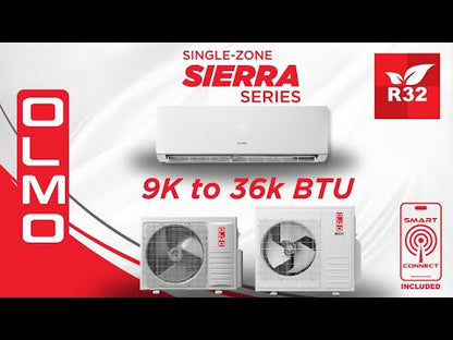 Smart Single Zone Ductless Split AC & Heat Pump Wall Mount - Sierra