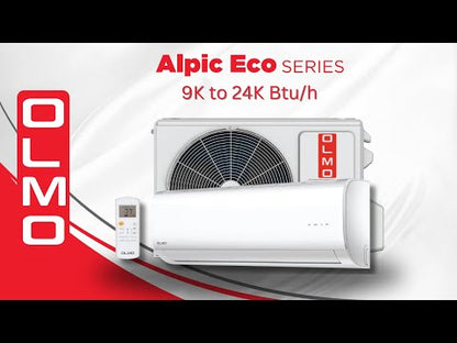 Smart Single Zone Ductless Split AC & Heat Pump Wall Mount - Alpic Eco