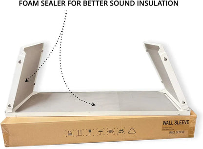 Universal PTAC Folded Metal Wall Sleeve And Exterior Grille